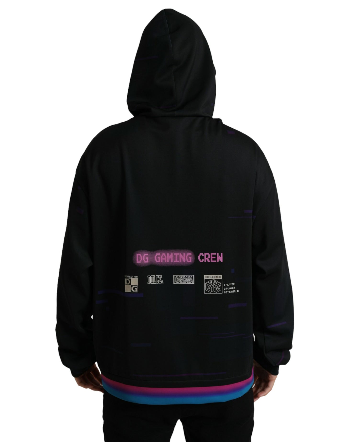 Dolce & Gabbana Elegante pullover con cappuccio con stampa grafica