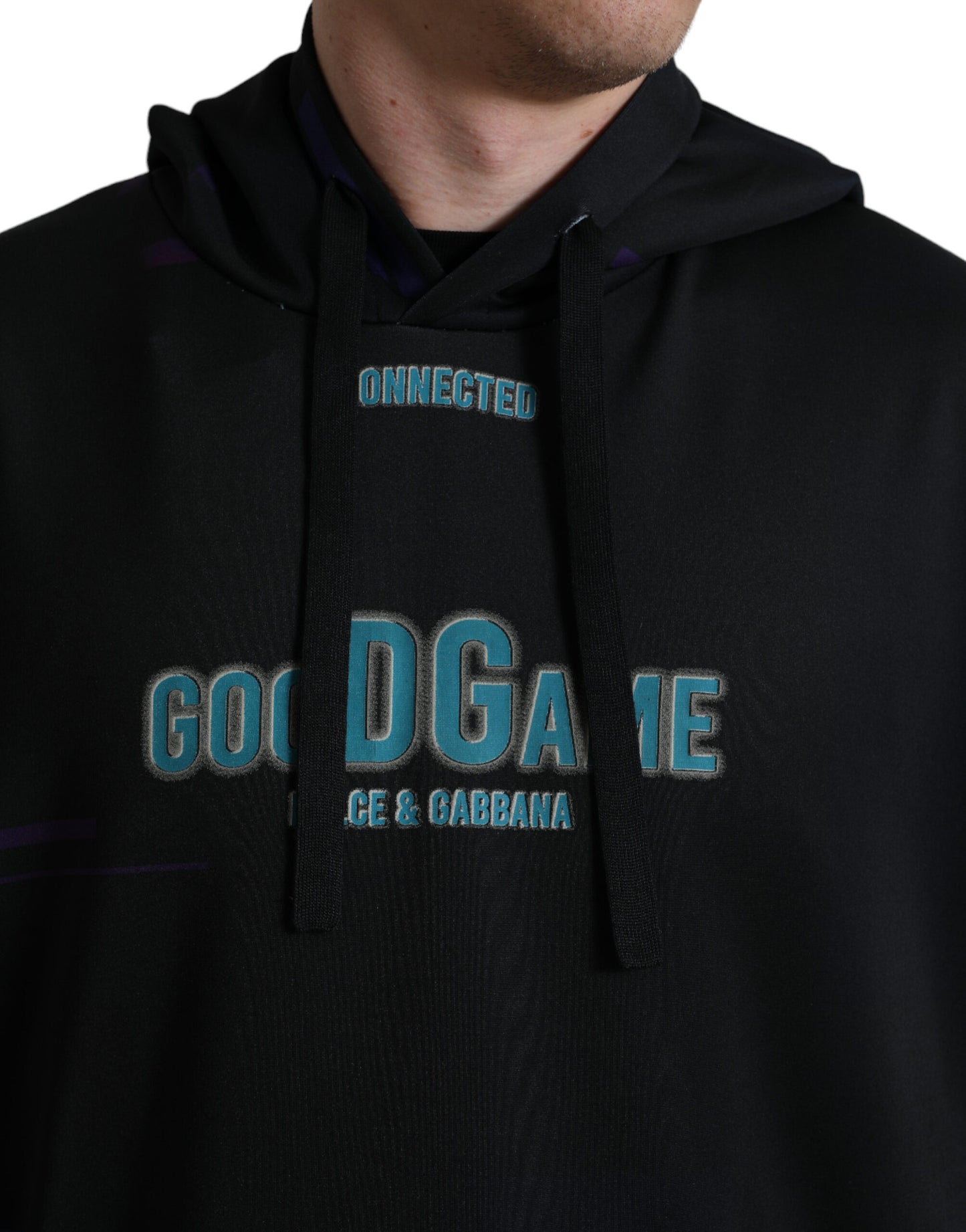 Dolce & Gabbana Elegante pullover con cappuccio con stampa grafica