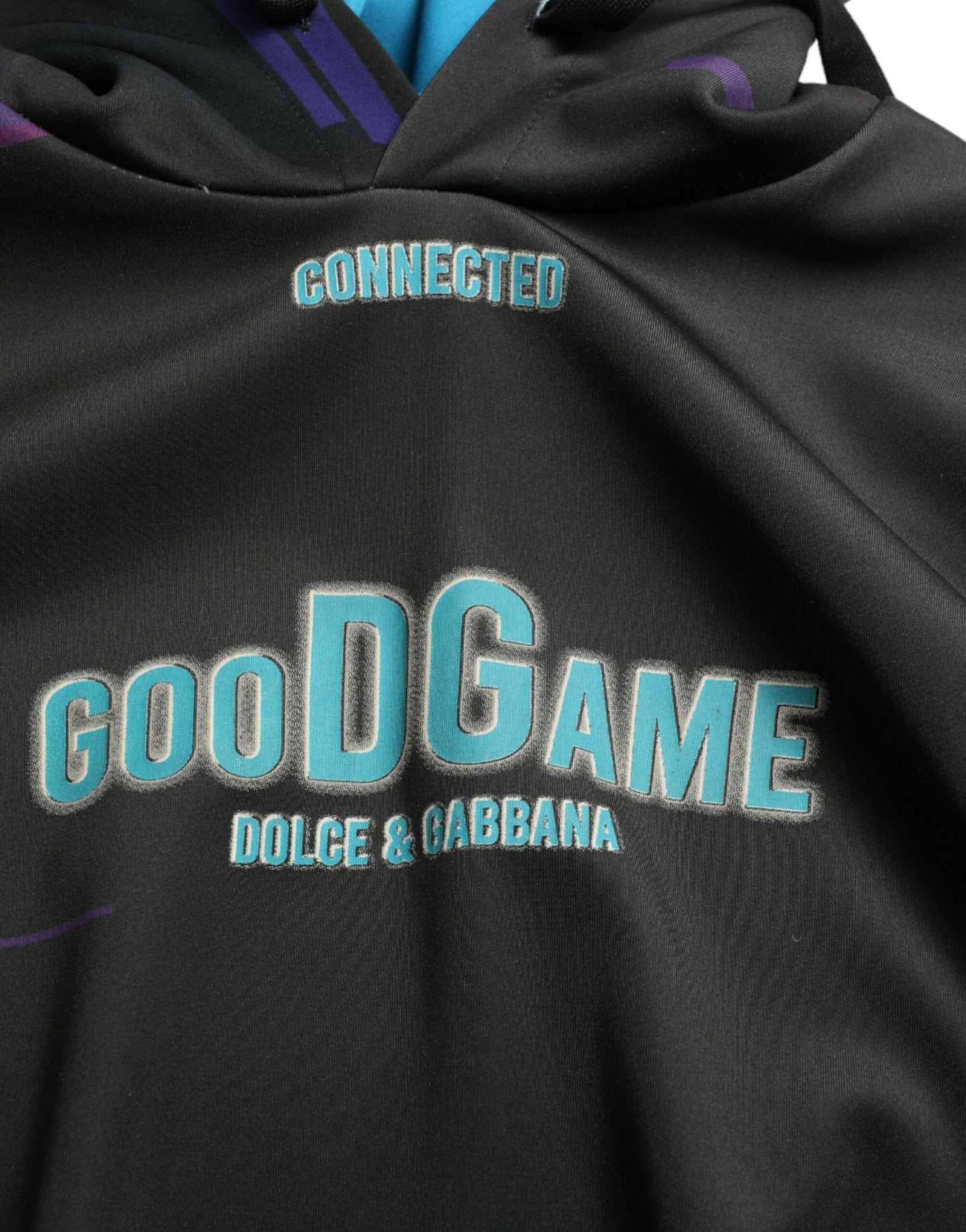 Dolce & Gabbana Elegante pullover con cappuccio con stampa grafica
