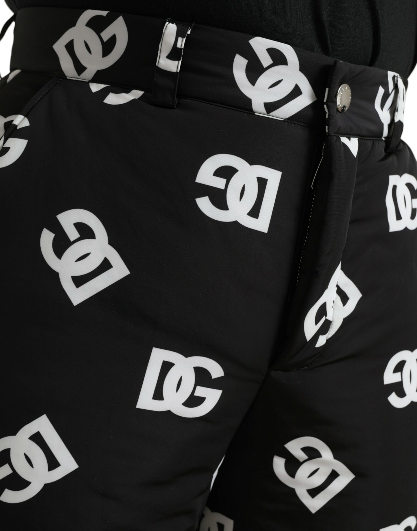 Dolce & Gabbana Элегантные широкие брюки с фирменным принтом