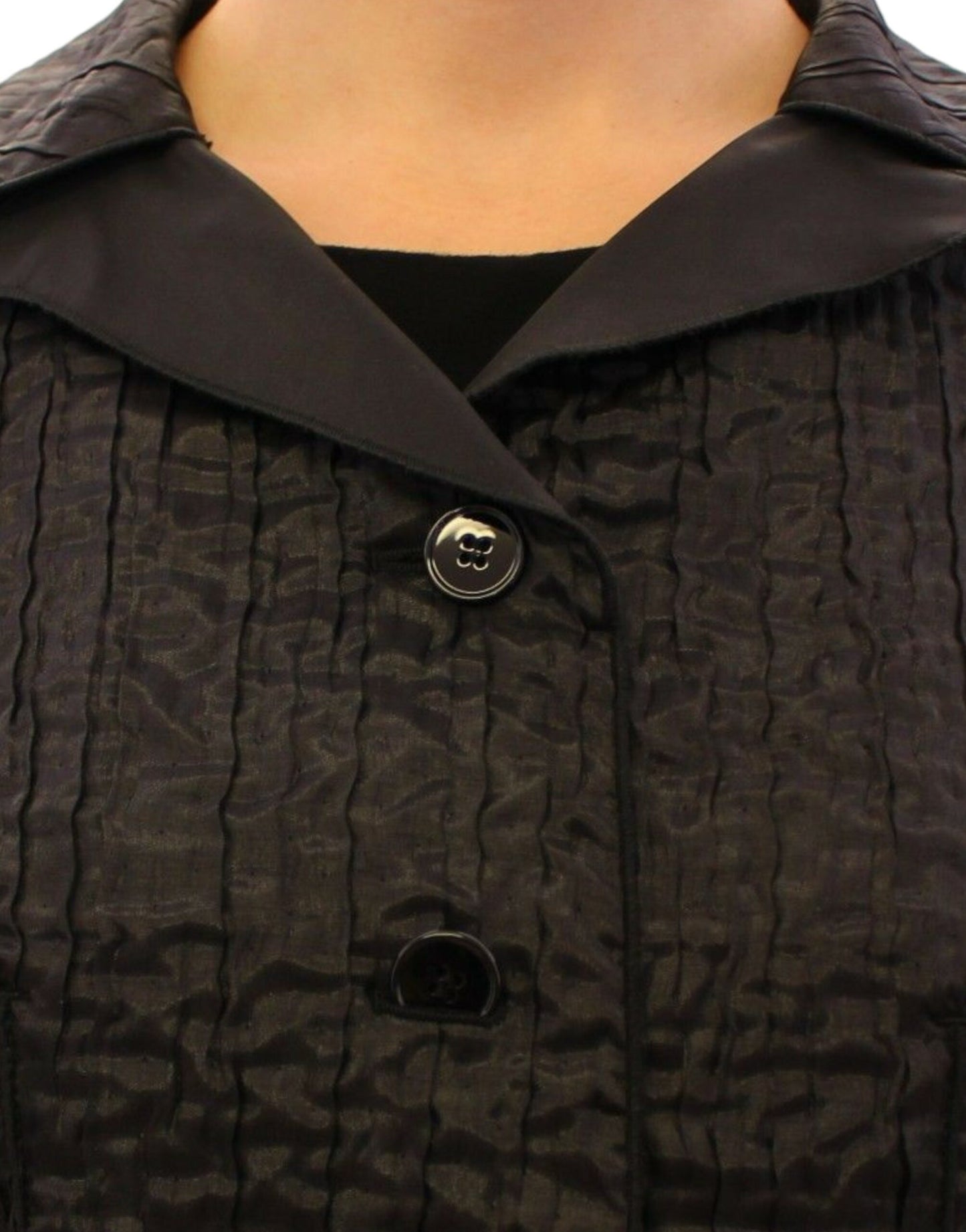 Dolce & Gabbana Elegante giacca Bolero nera con coprispalle
