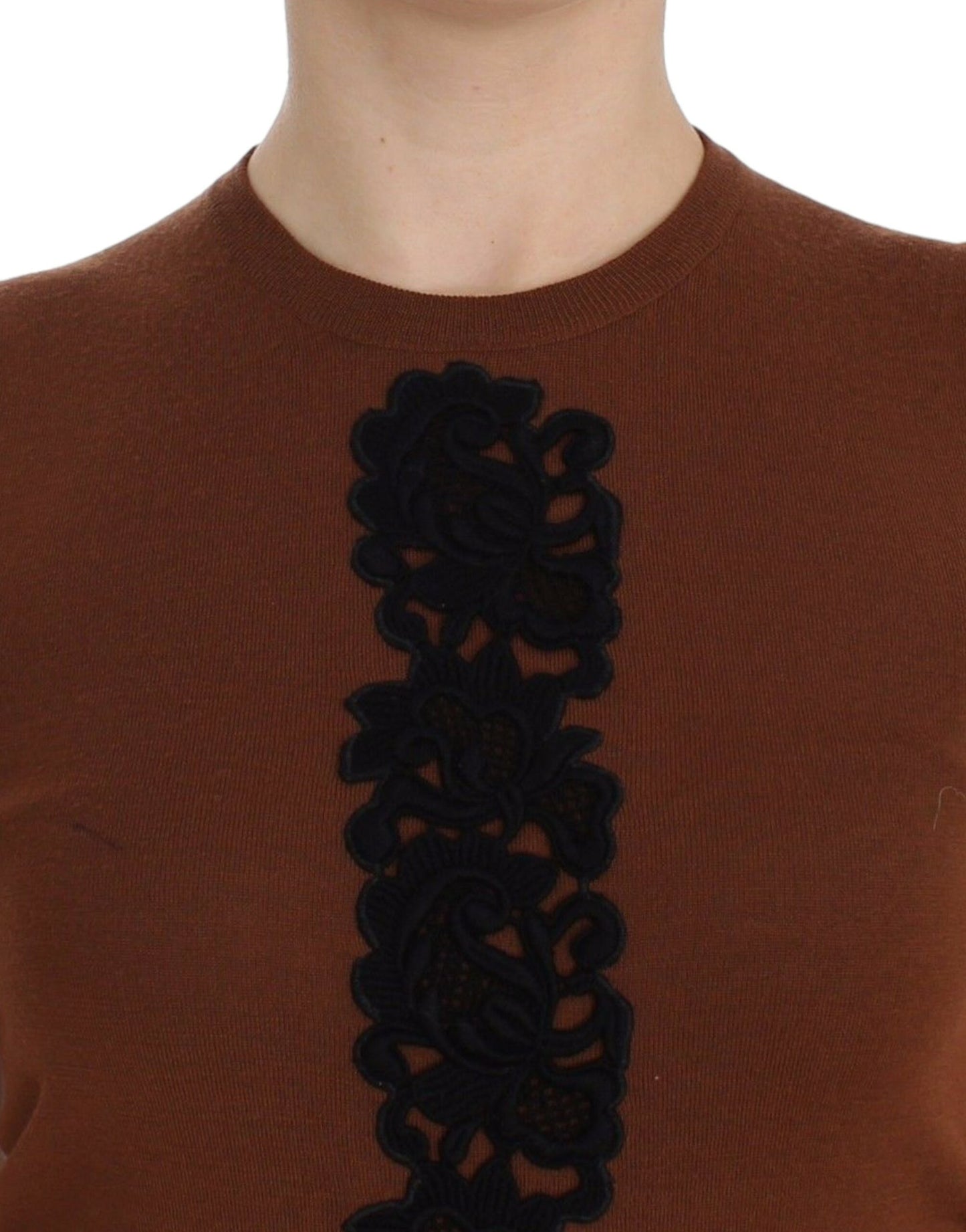 Dolce & Gabbana Gilet senza maniche in lana e pizzo senza tempo