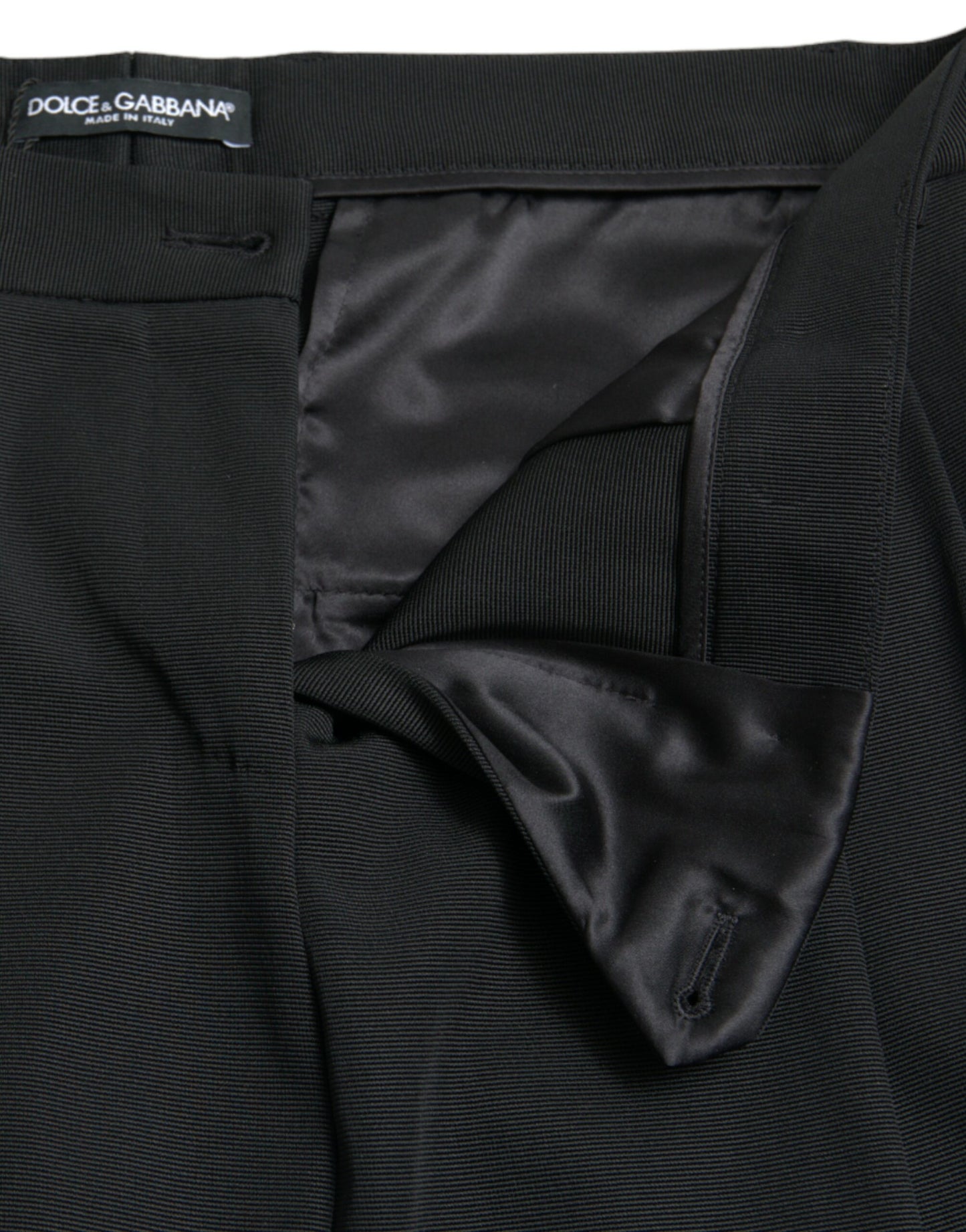 Pantaloni cropped eleganti affusolati a vita alta Dolce & Gabbana