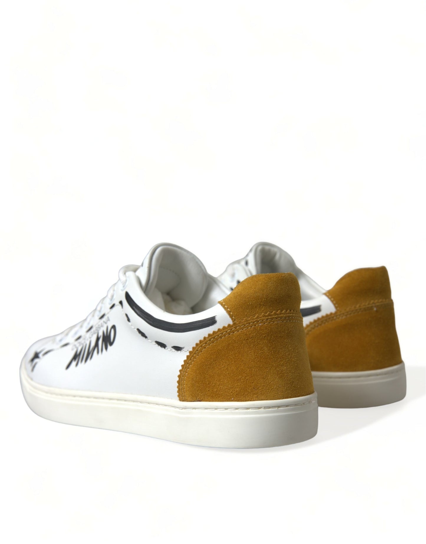 Dolce & Gabbana Eleganti sneakers basse in pelle bianche