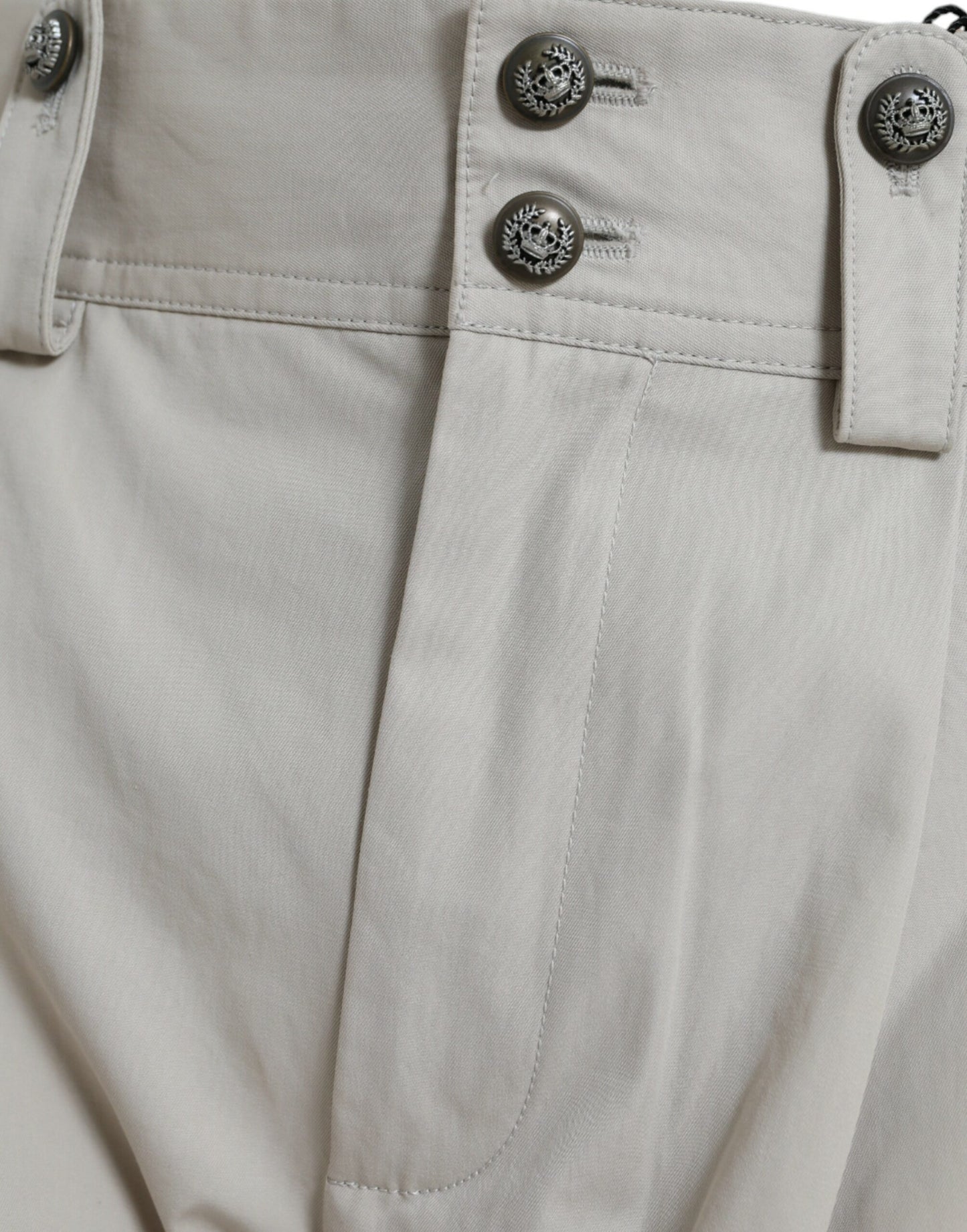 Pantaloni moda affusolati a vita alta Dolce & Gabbana - Beige