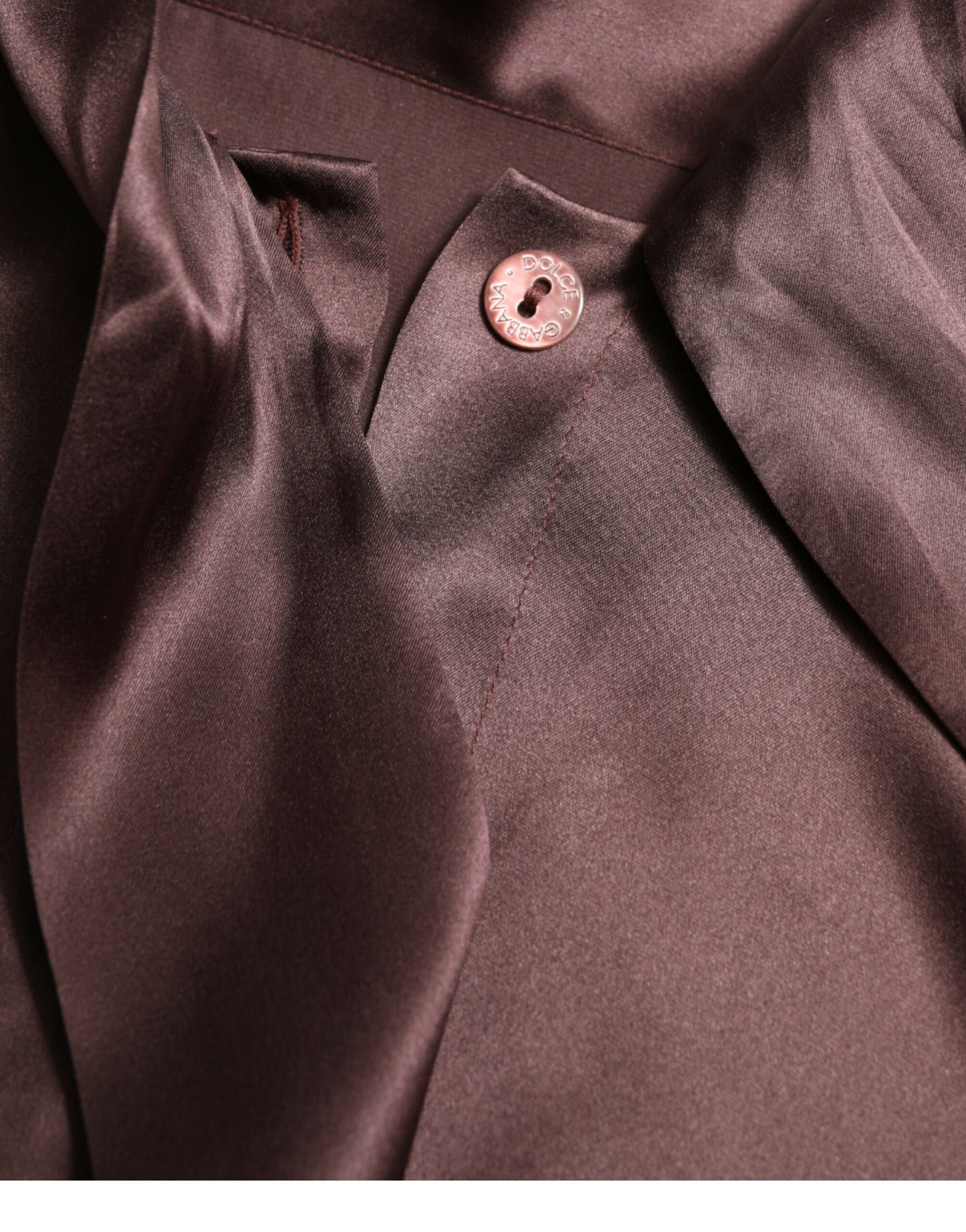Dolce & Gabbana Elegante camicetta con colletto ascot in seta