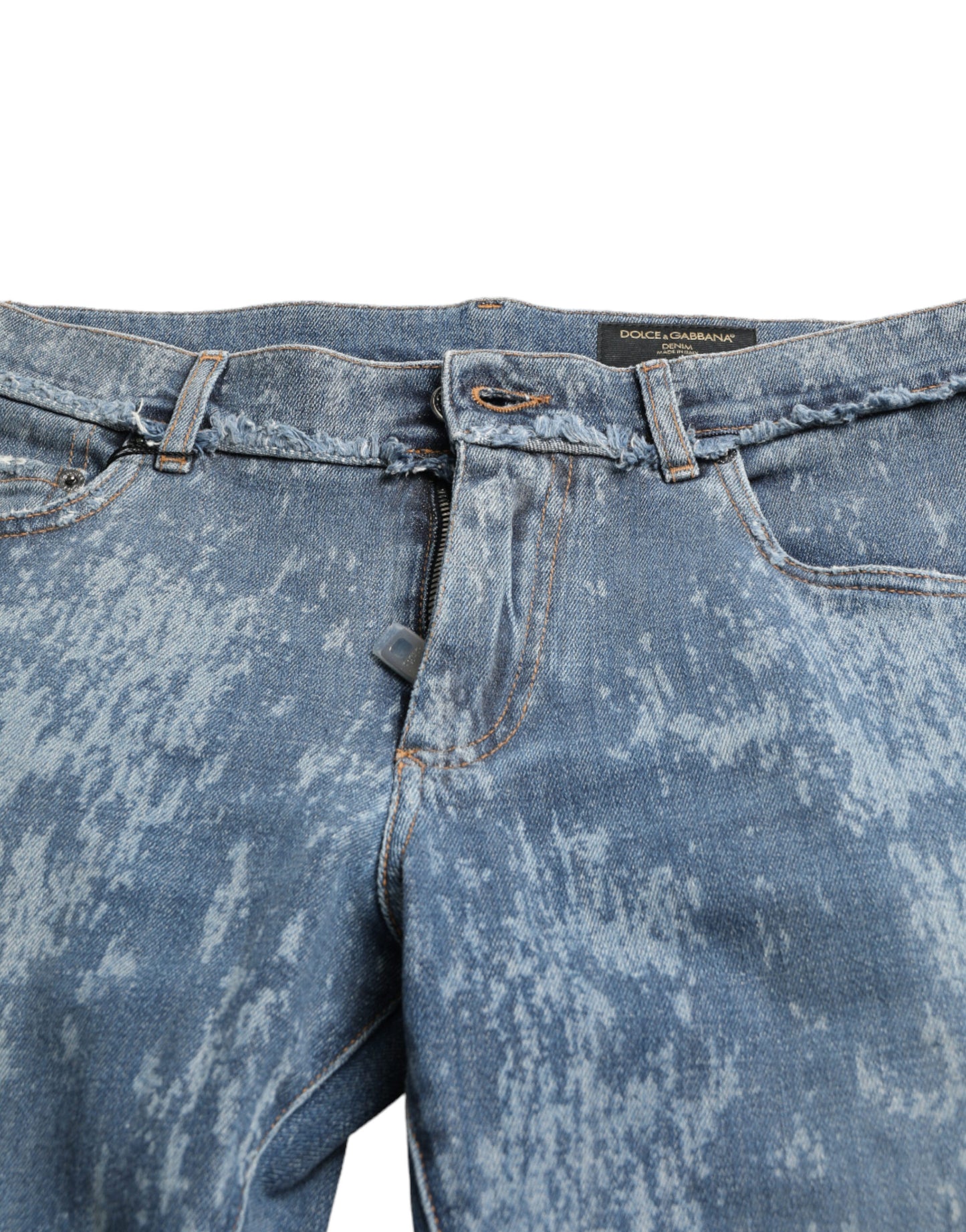 Dolce & Gabbana Jeans skinny in denim elasticizzato blu chic