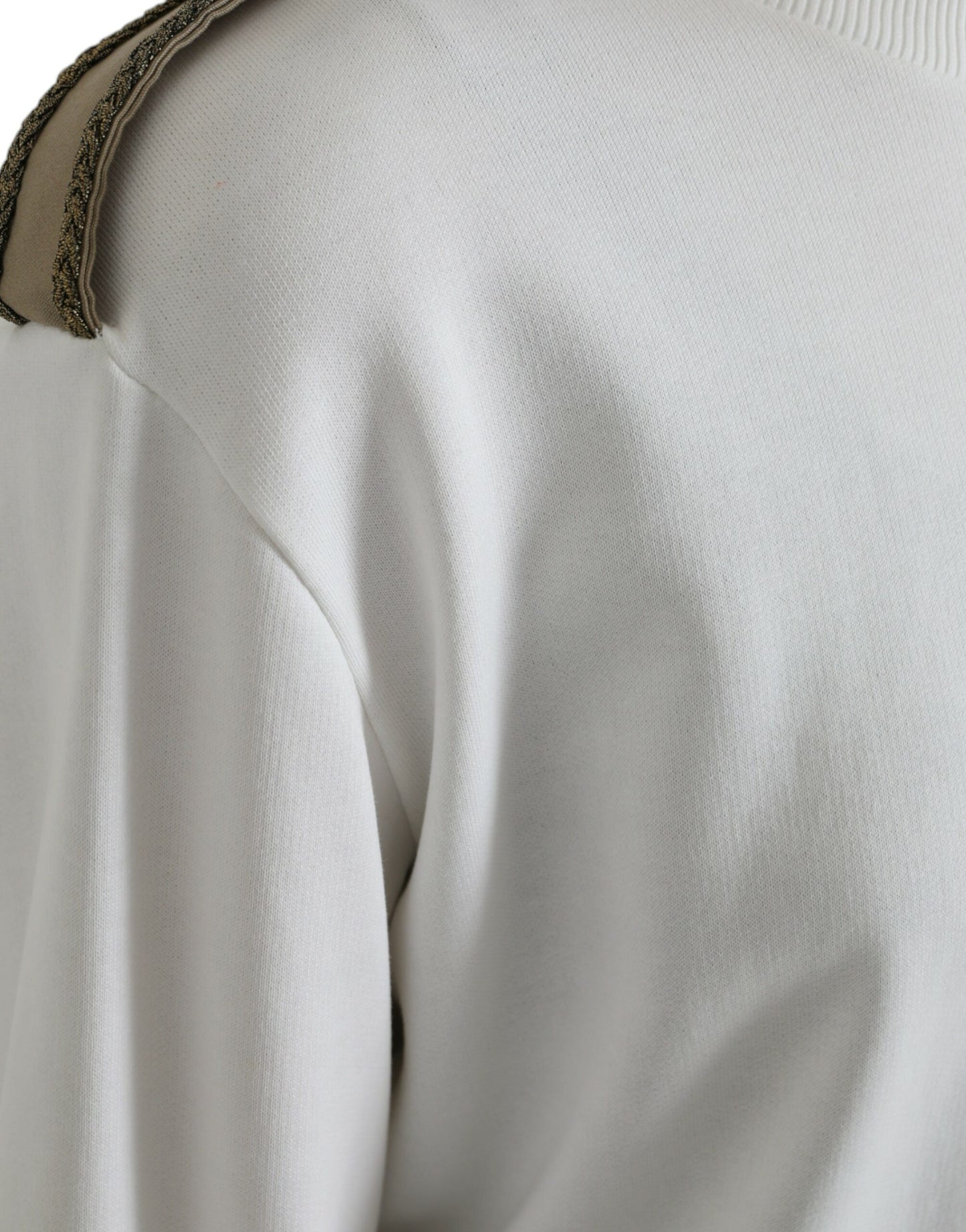 Dolce & Gabbana Maglione girocollo chic bianco e nero