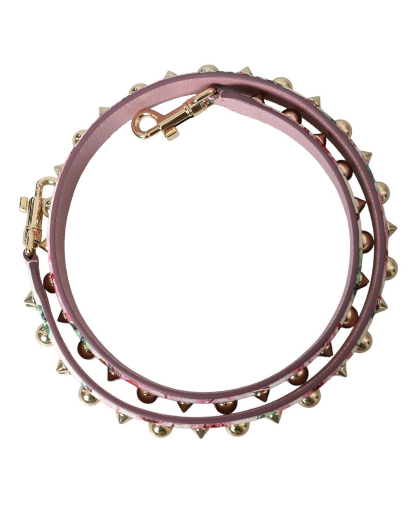 Dolce & Gabbana Borsa a tracolla con accessorio floreale rosa