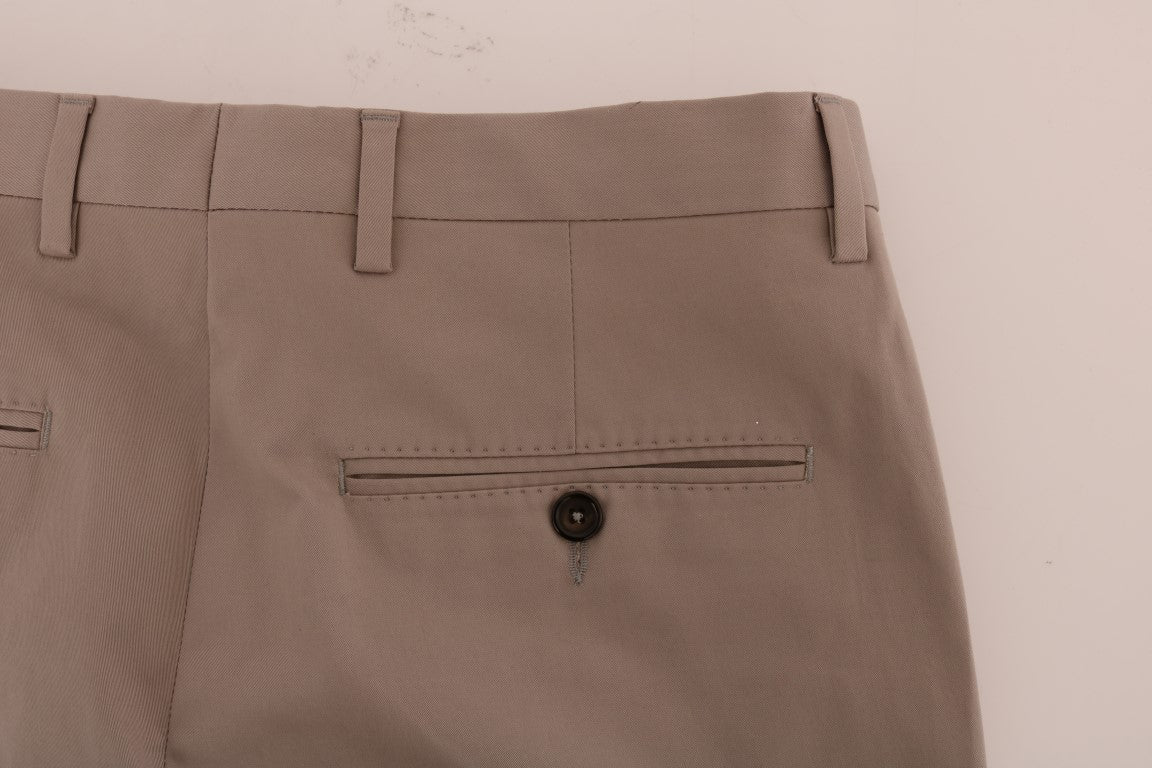 Pantaloni casual chino beige chic Dolce & Gabbana