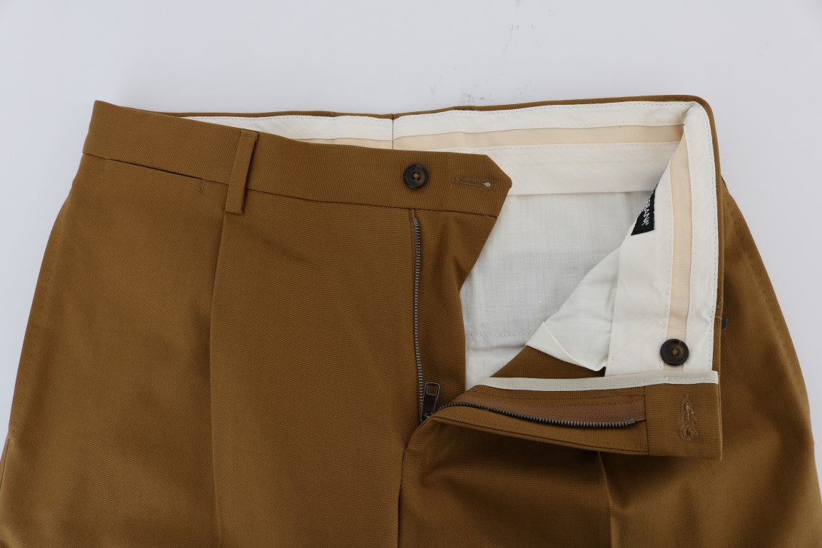 Pantaloni formali eleganti marroni da uomo di Dolce & Gabbana