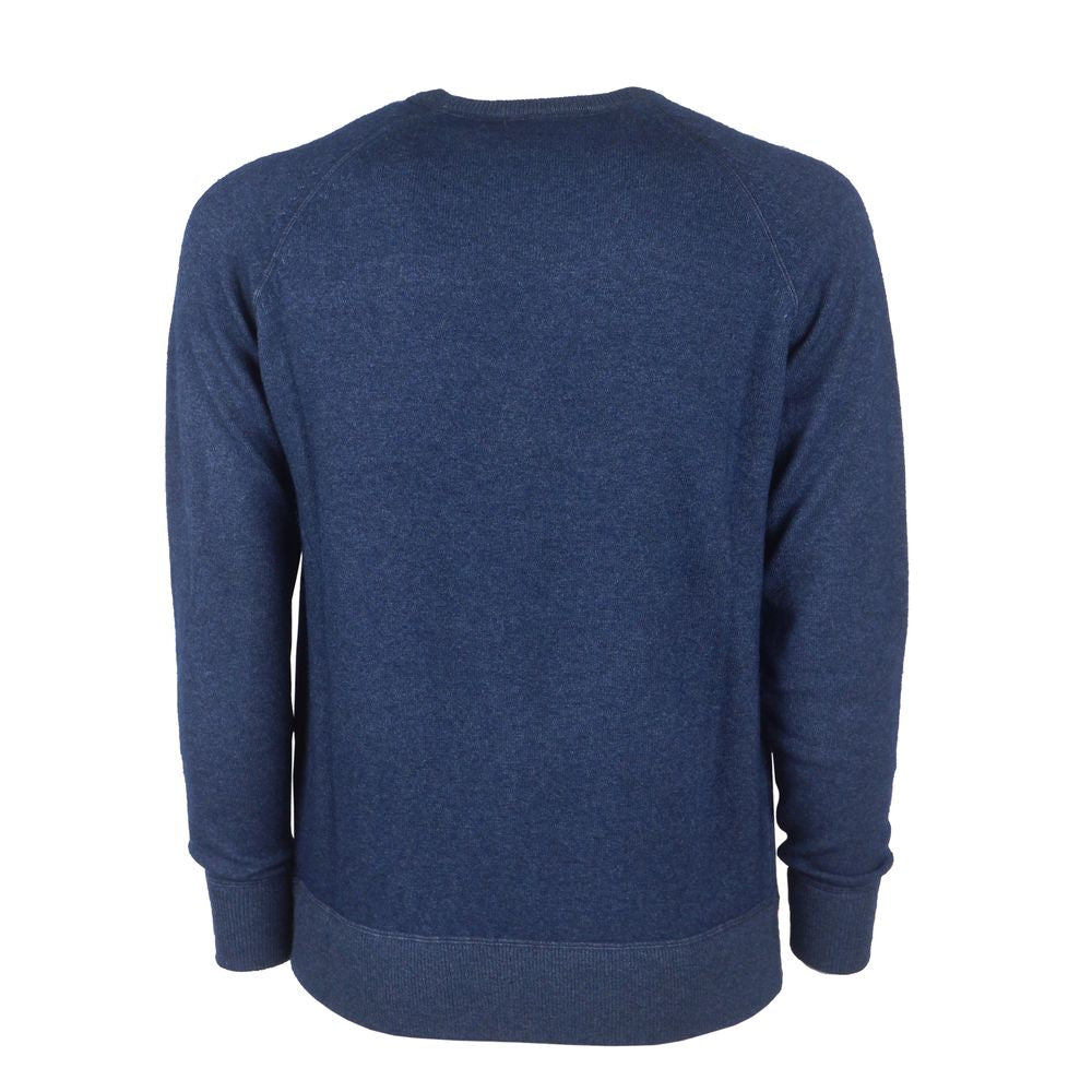 Emilio Romanelli Maglione Uomo Cashmere Azzurro Chiaro