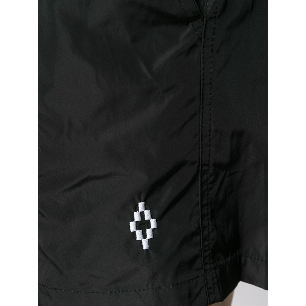 Marcelo Burlon Nero Poliammide Uomo Costume da Bagno