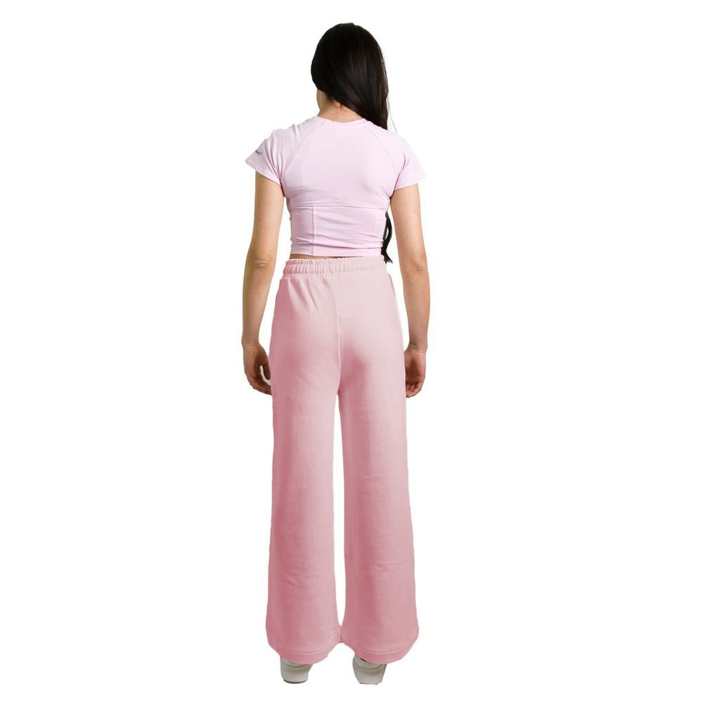 Pantaloni palazzo Hinnominate Chic rosa con coulisse