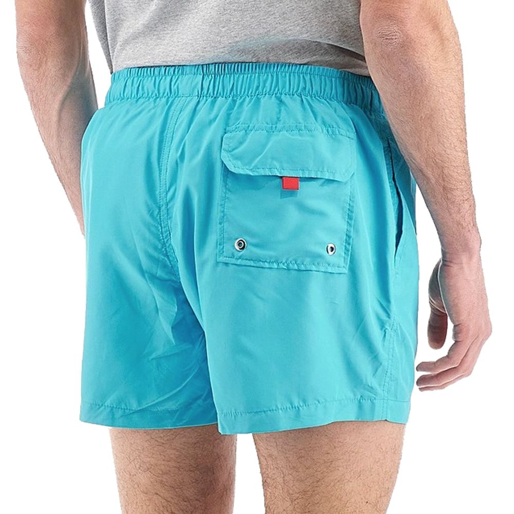 La Martina Light Blue Polyester Men's Swim Trunk