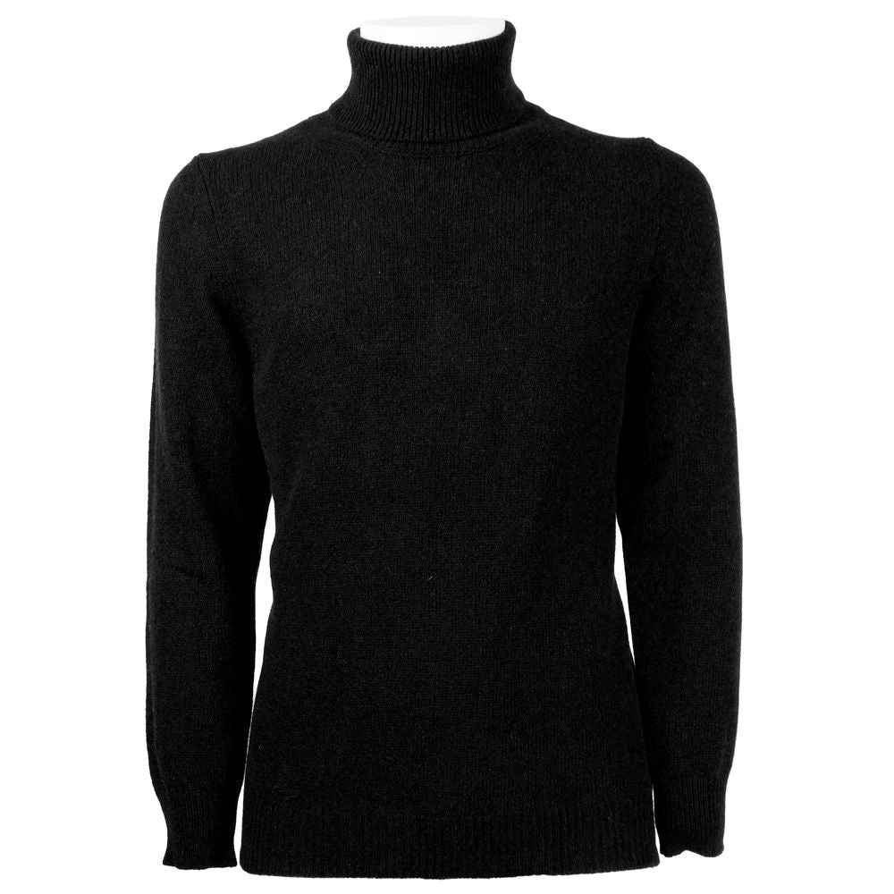 Maglione da uomo in cashmere nero Emilio Romanelli