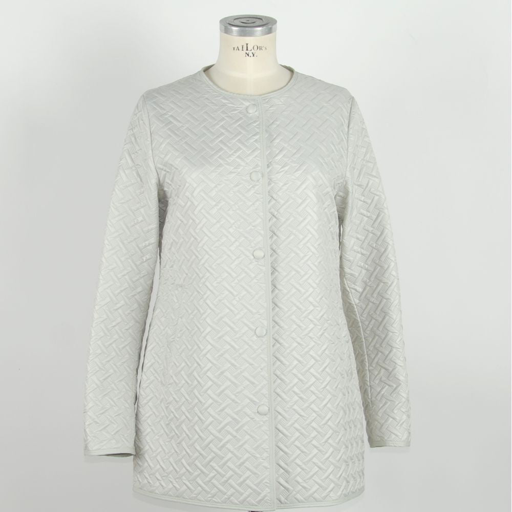 Giacca da donna in poliestere bianco Emilio Romanelli