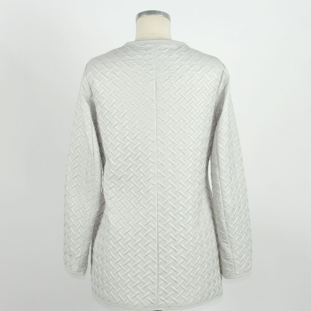 Giacca da donna in poliestere bianco Emilio Romanelli