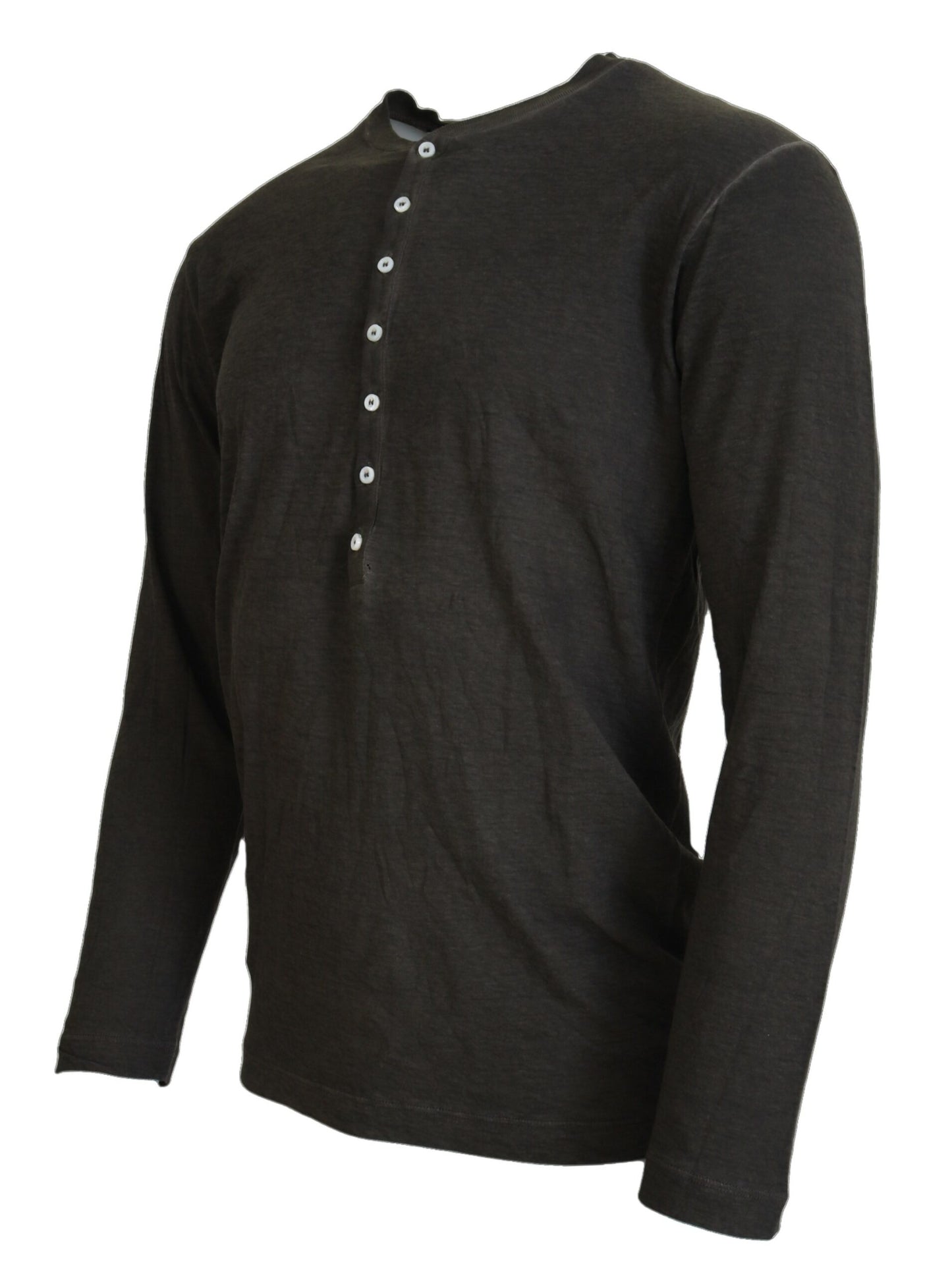 Maglione pullover a maniche lunghe in cotone e lino grigio Dsquared²