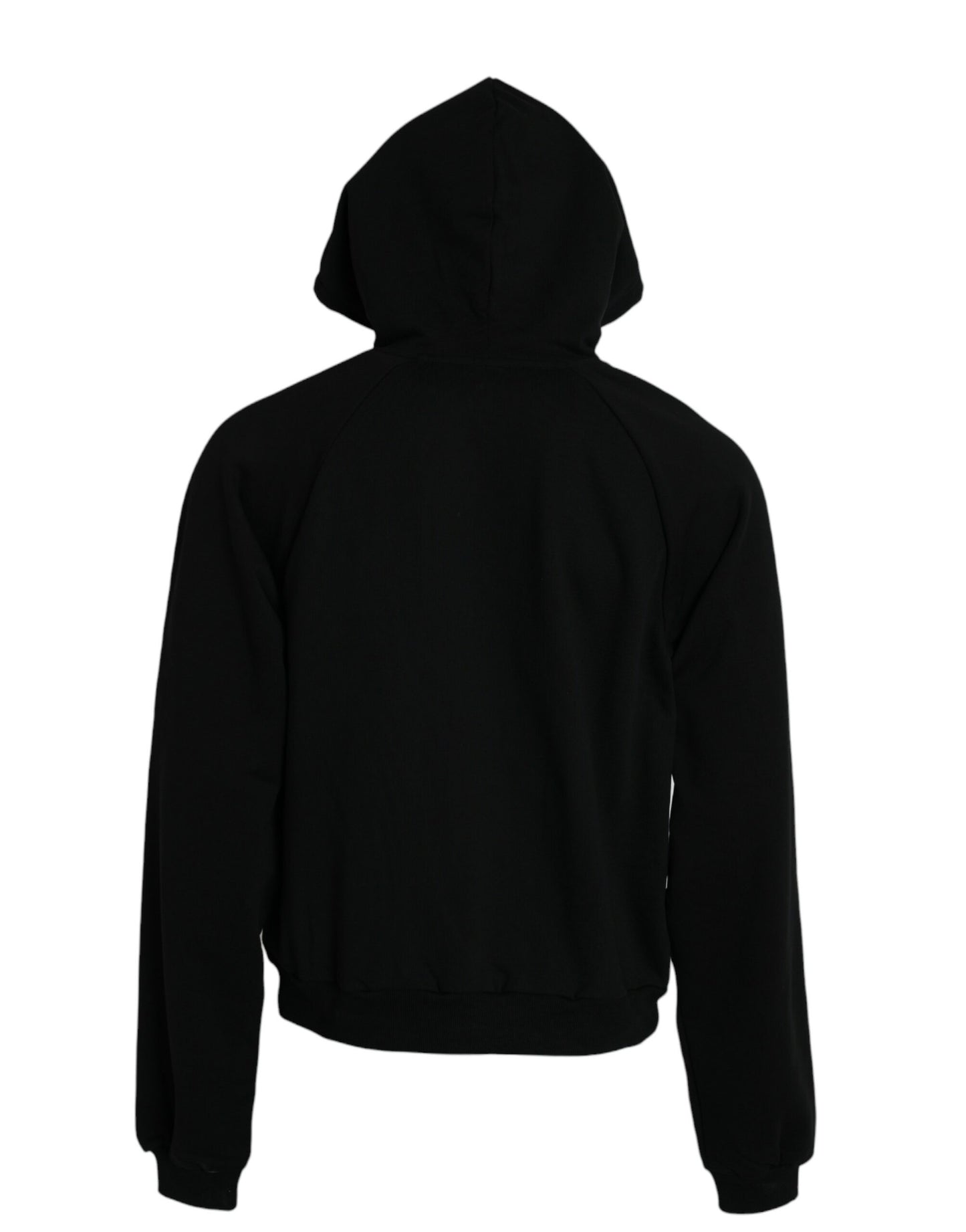 Felpa con cappuccio e logo Balenciaga in cotone nero