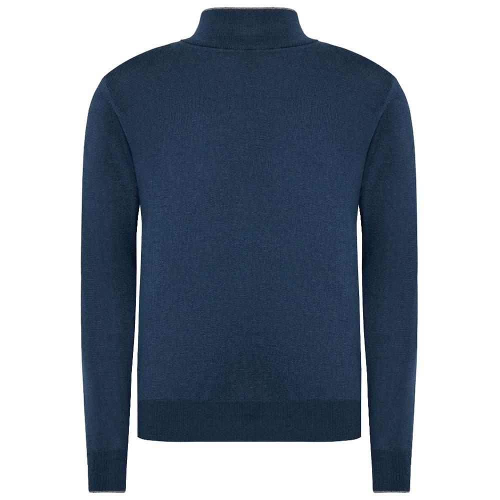 Maglione acrilico blu La Martina