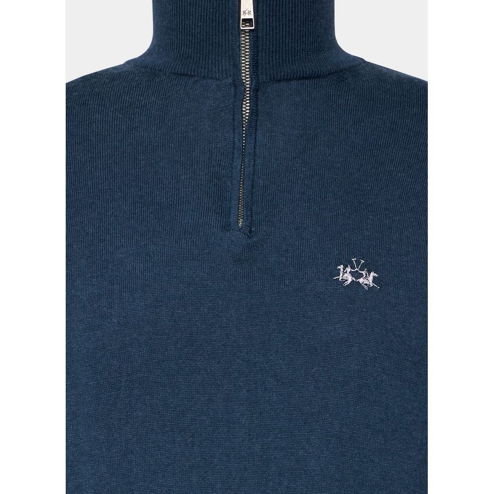 Maglione acrilico blu La Martina