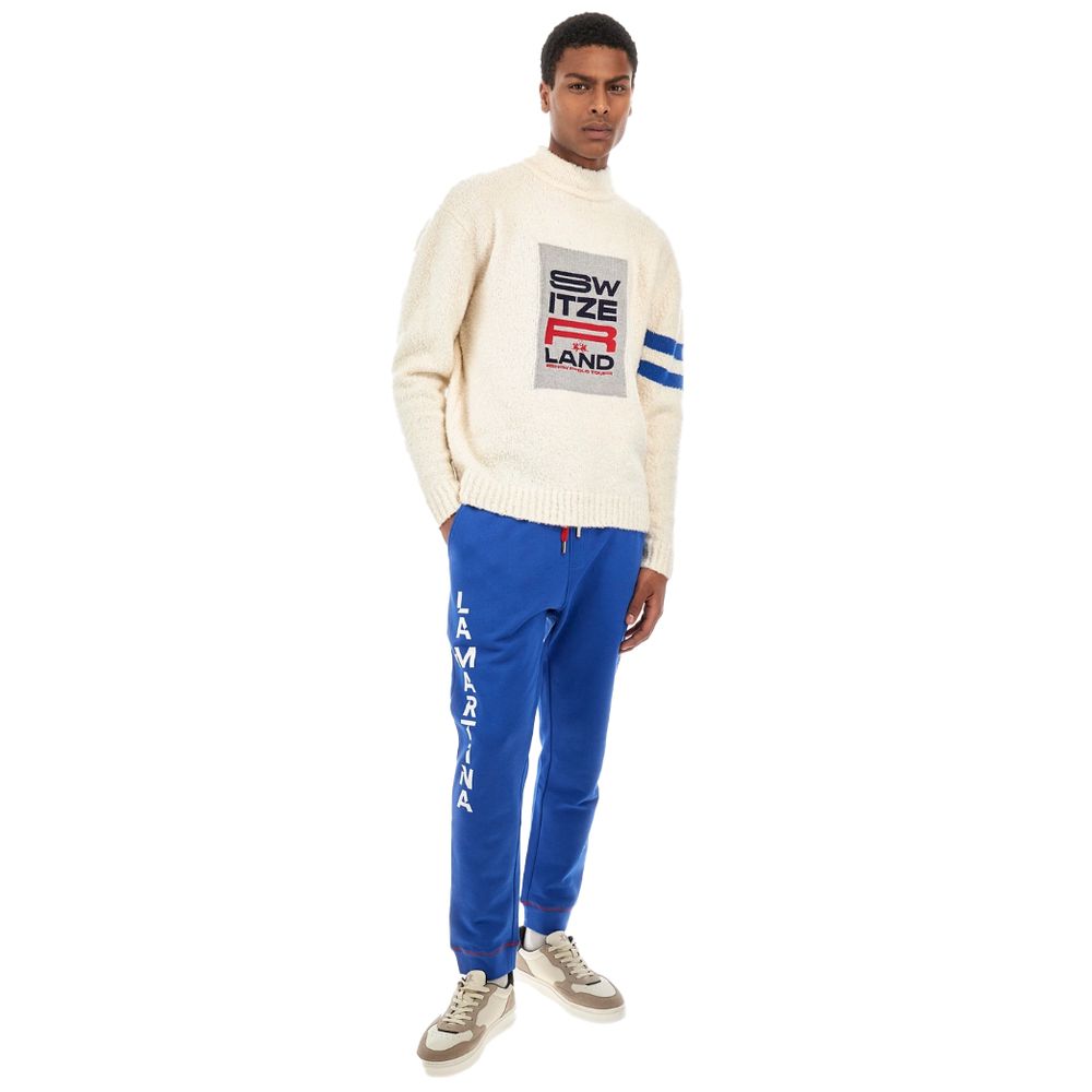 Maglione in poliammide bianco La Martina