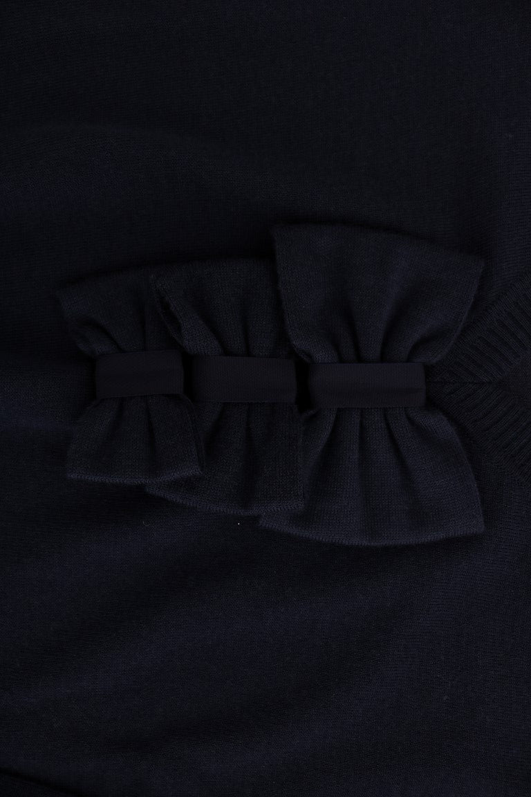 MARGHI LO' Abito elegante sopra il ginocchio in lana blu