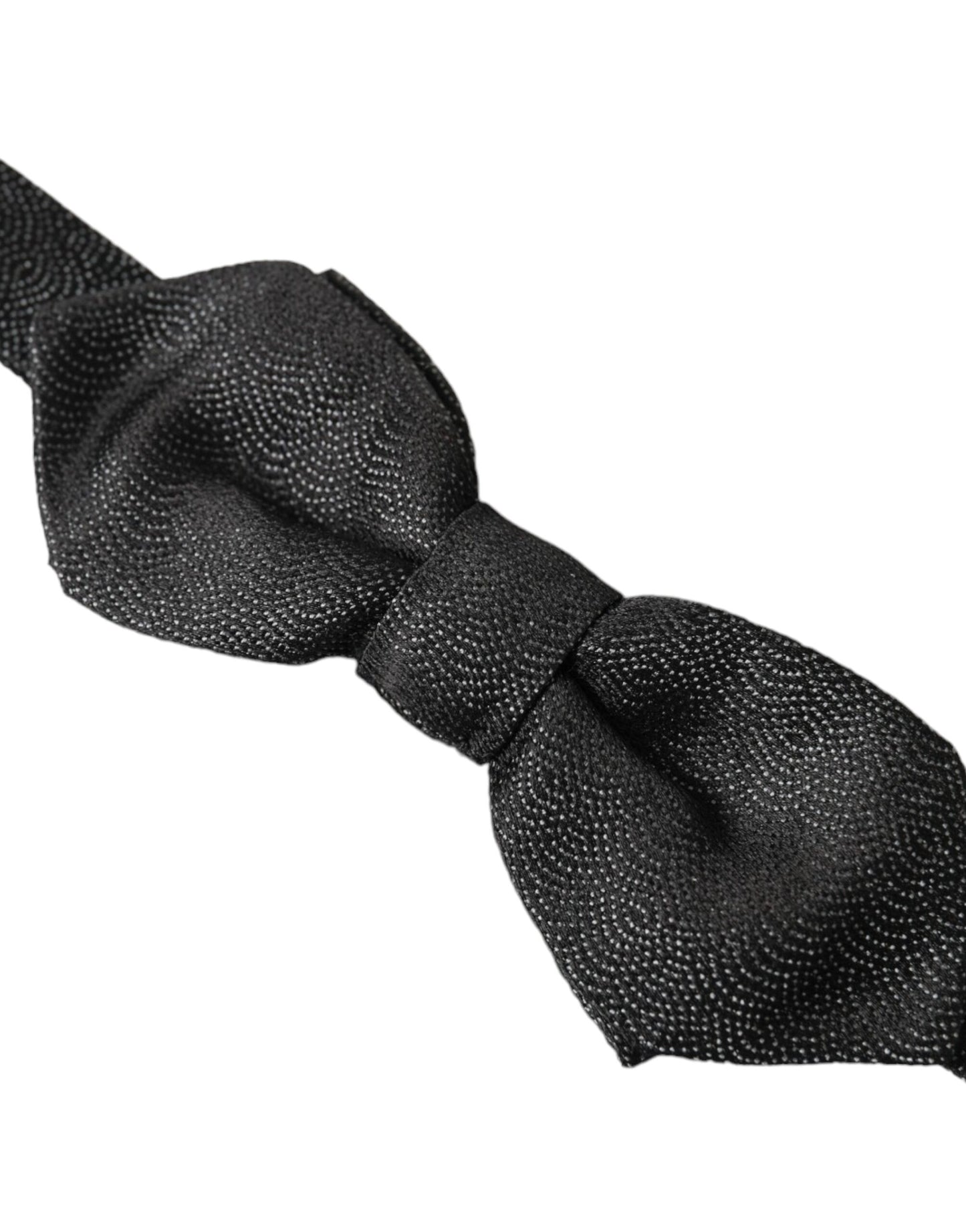 Papillon regolabile da uomo Dolce & Gabbana in seta nera