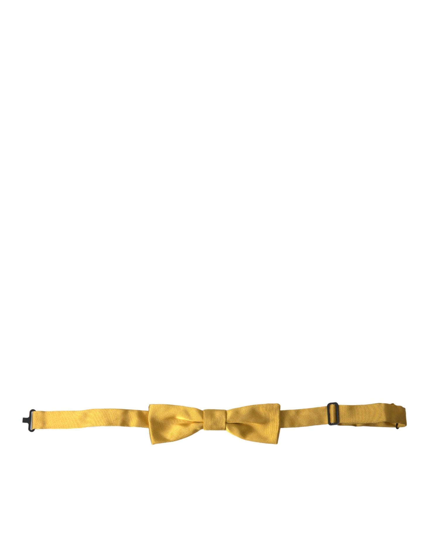 Papillon da uomo regolabile in seta gialla Dolce & Gabbana
