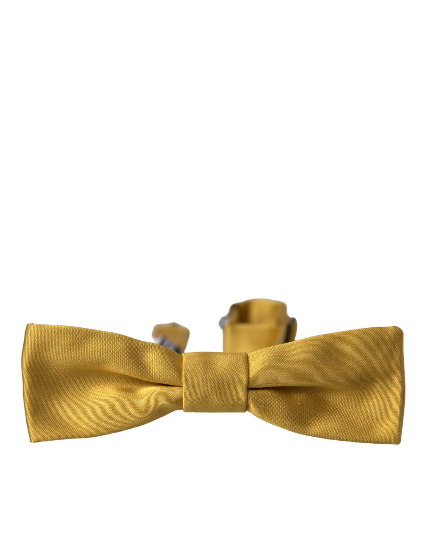 Papillon da uomo regolabile in seta gialla Dolce & Gabbana