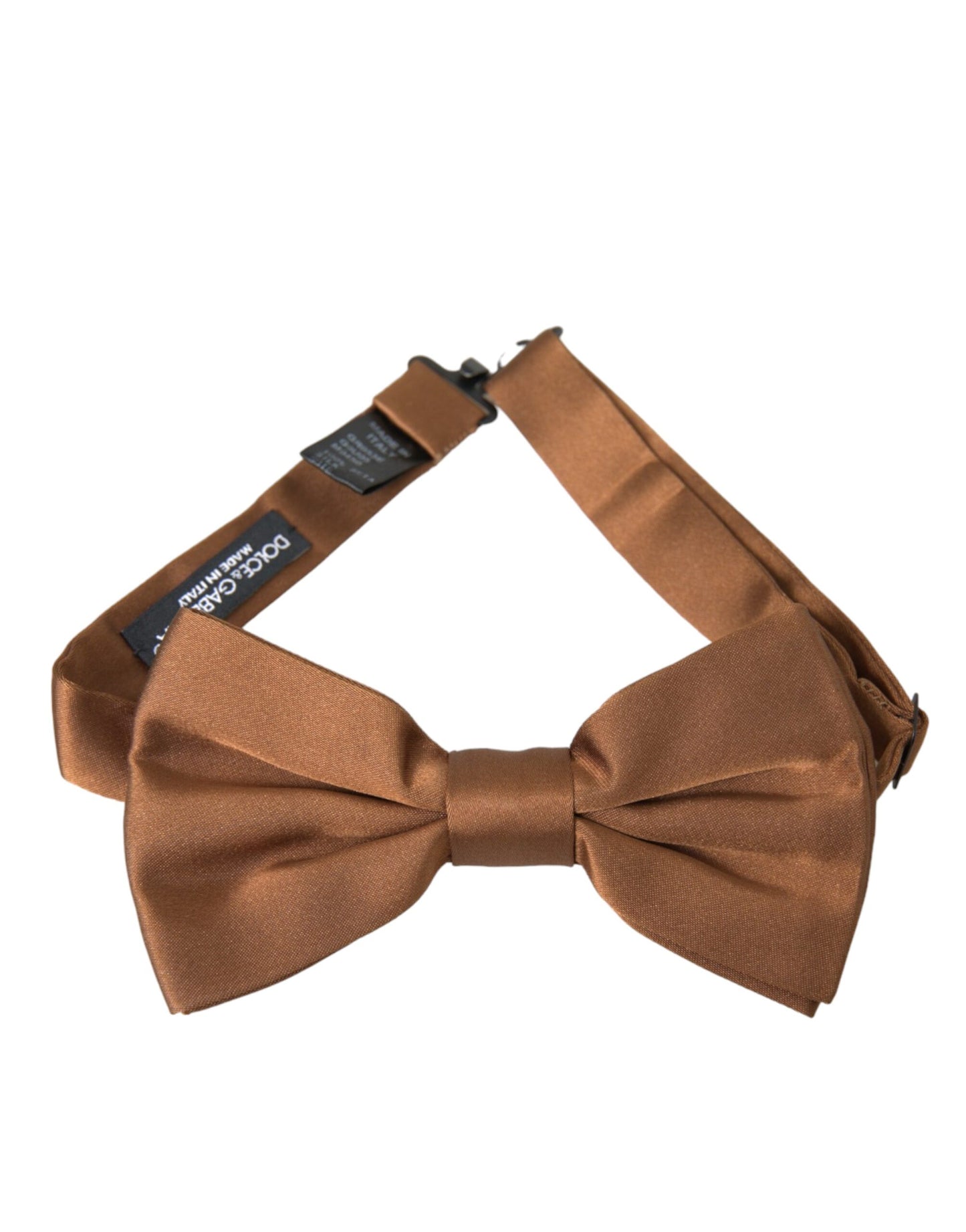 Papillon regolabile da uomo Dolce & Gabbana in seta marrone