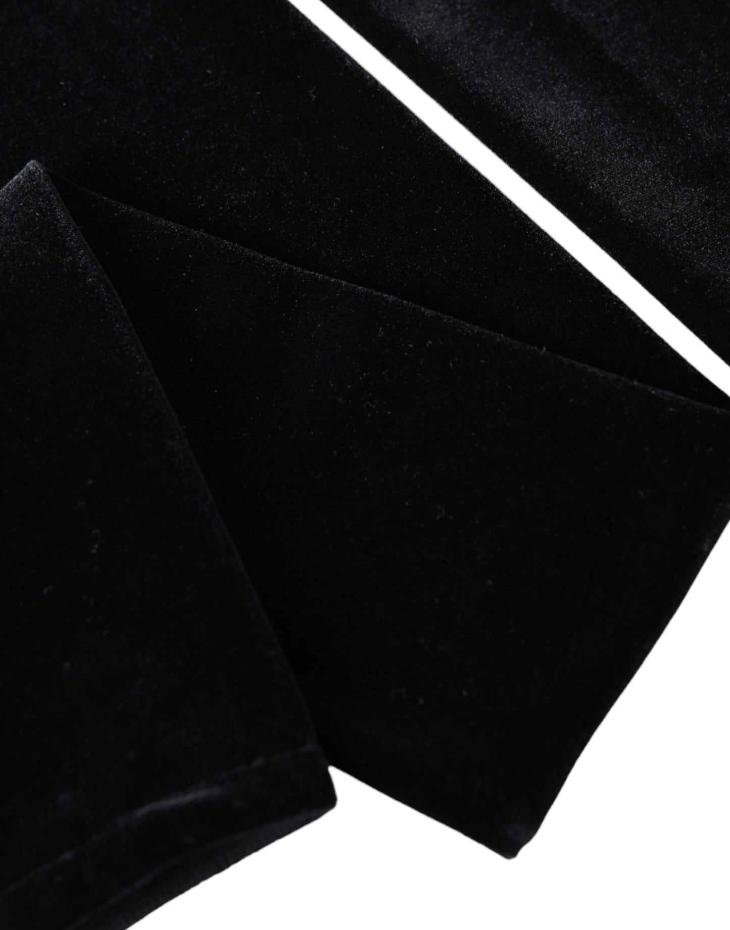 Dolce & Gabbana Guanti lunghi in nylon nero senza dita e gomiti