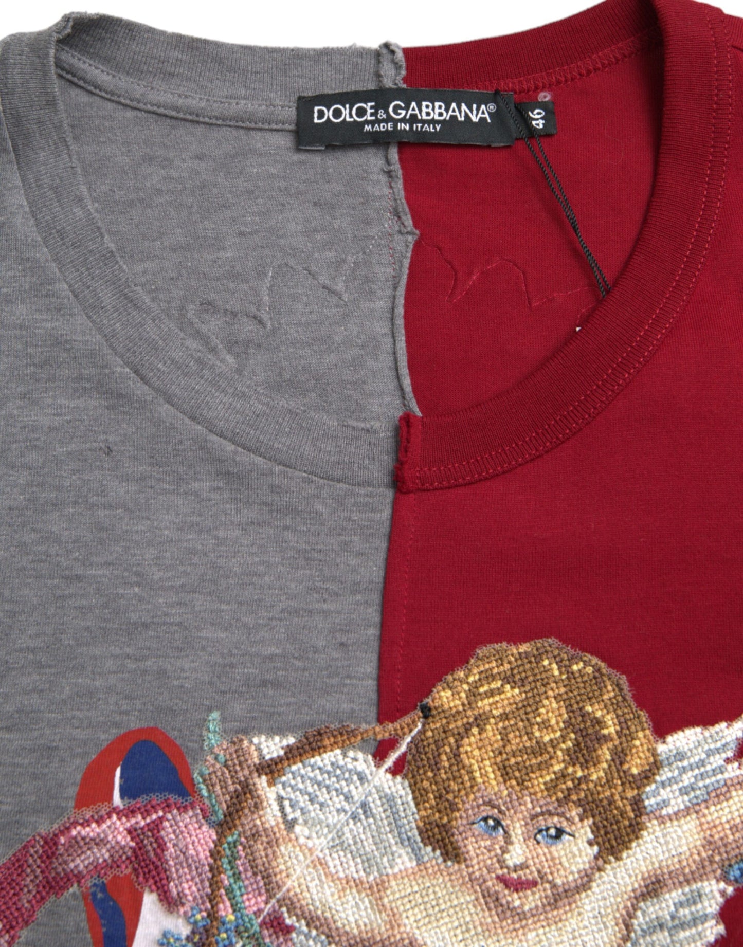 Dolce & Gabbana T-shirt a maniche corte con grafica multicolore