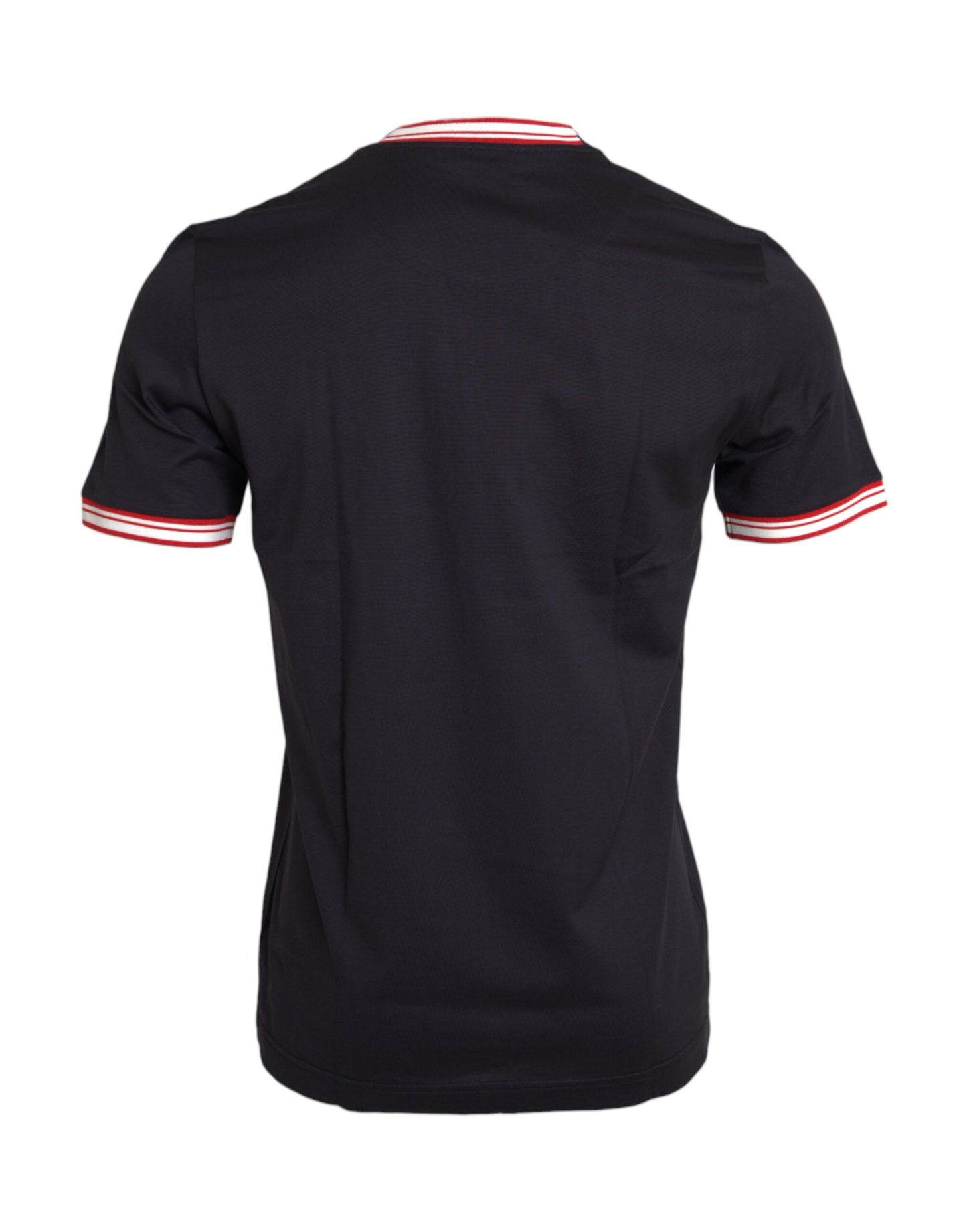 Dolce & Gabbana T-shirt nera in cotone 2019 Anno del Maiale