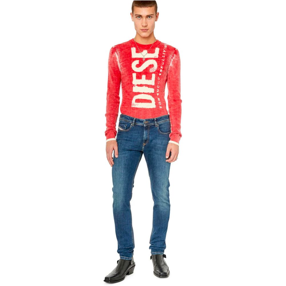 Jeans e pantaloni in cotone blu Diesel