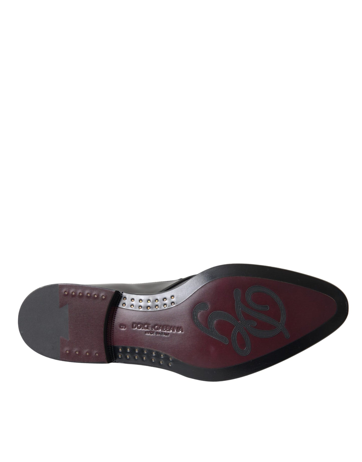 Dolce & Gabbana Scarpe Derby Formali da Uomo in Pelle Nera