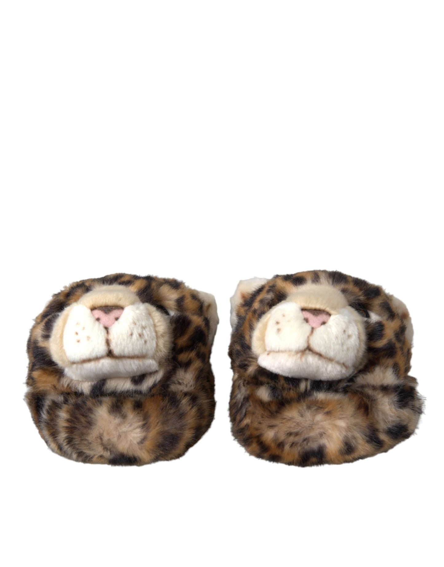 Dolce & Gabbana Brown Tiger Pantofole Sandali Scarpe basse