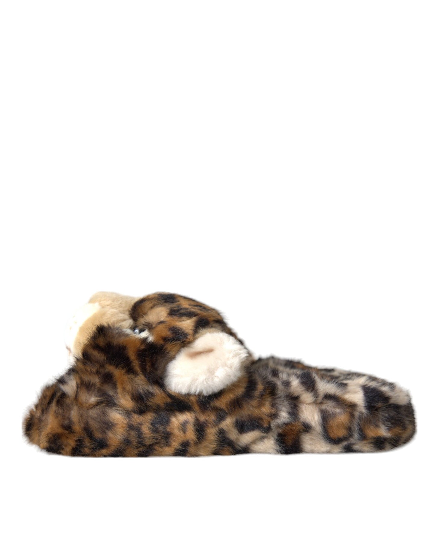 Dolce & Gabbana Brown Tiger Pantofole Sandali Scarpe basse