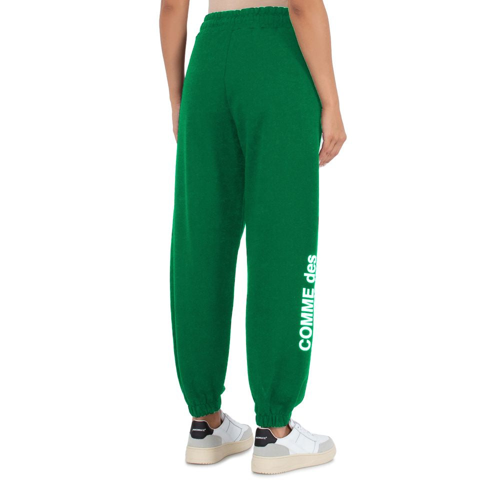 Jeans e pantaloni in cotone verde Comme Des Fuckdown