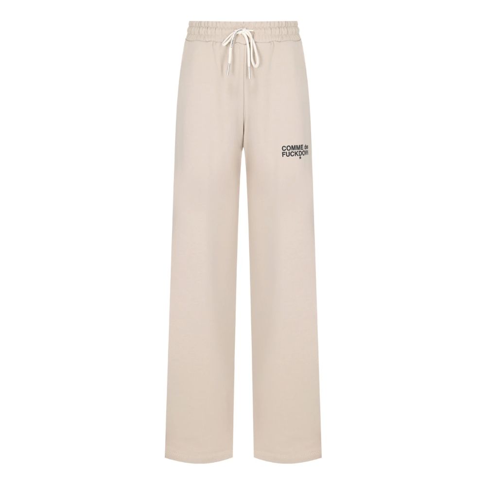 Jeans e pantaloni in cotone beige Comme Des Fuckdown