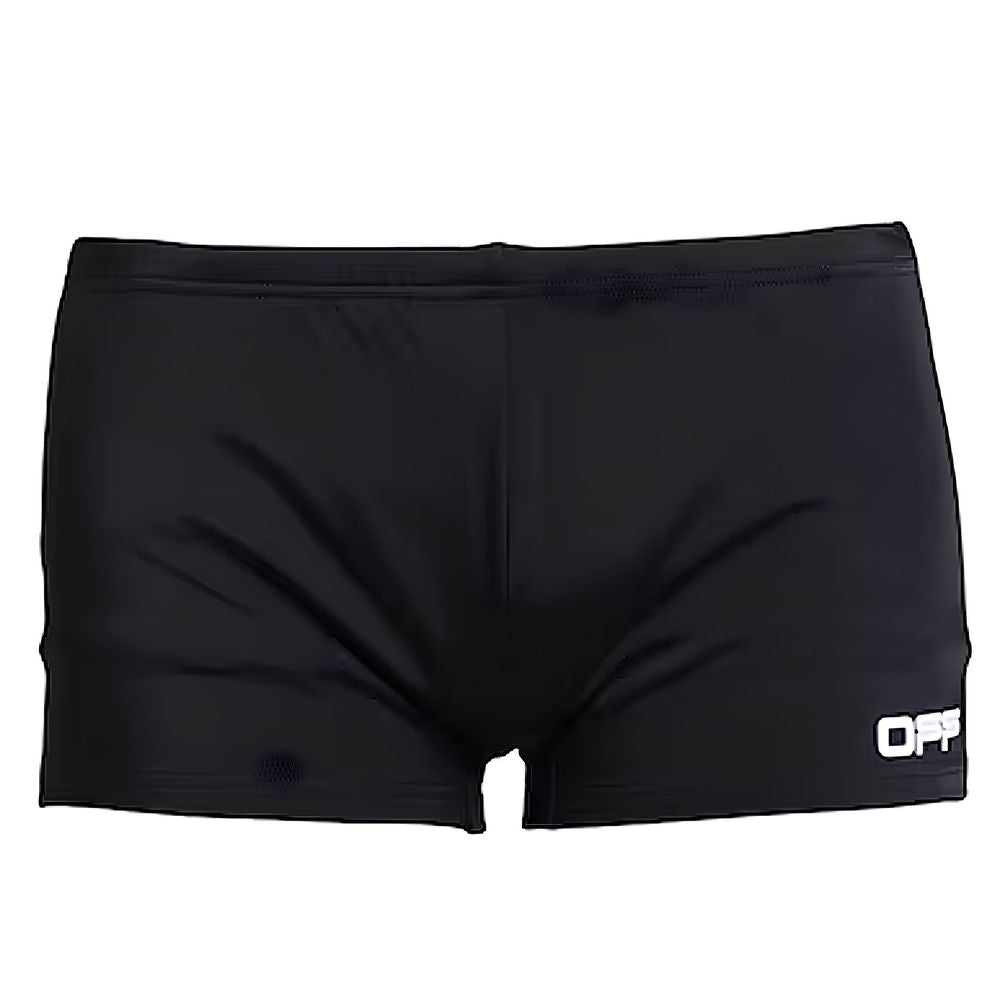 Costume da bagno da uomo in nylon nero Off-White