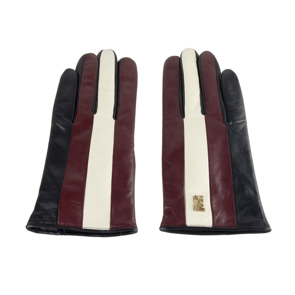 Guanto da donna in pelle di agnello rossa Cavalli Class