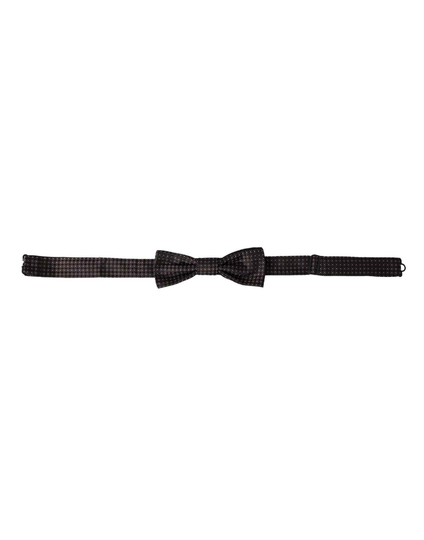 Dolce & Gabbana Papillon Papillon da uomo con collo regolabile in seta fantasia marrone