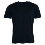 Dolce & Gabbana T-shirt girocollo a maniche corte in cotone blu scuro