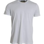 Dolce & Gabbana T-shirt girocollo a maniche corte in cotone bianco
