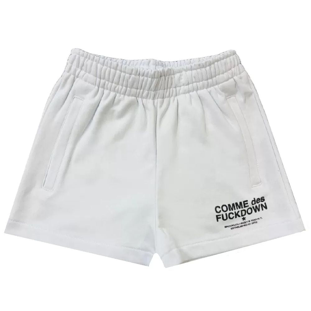 Comme Des Fuckdown Pantaloncini bianchi in cotone