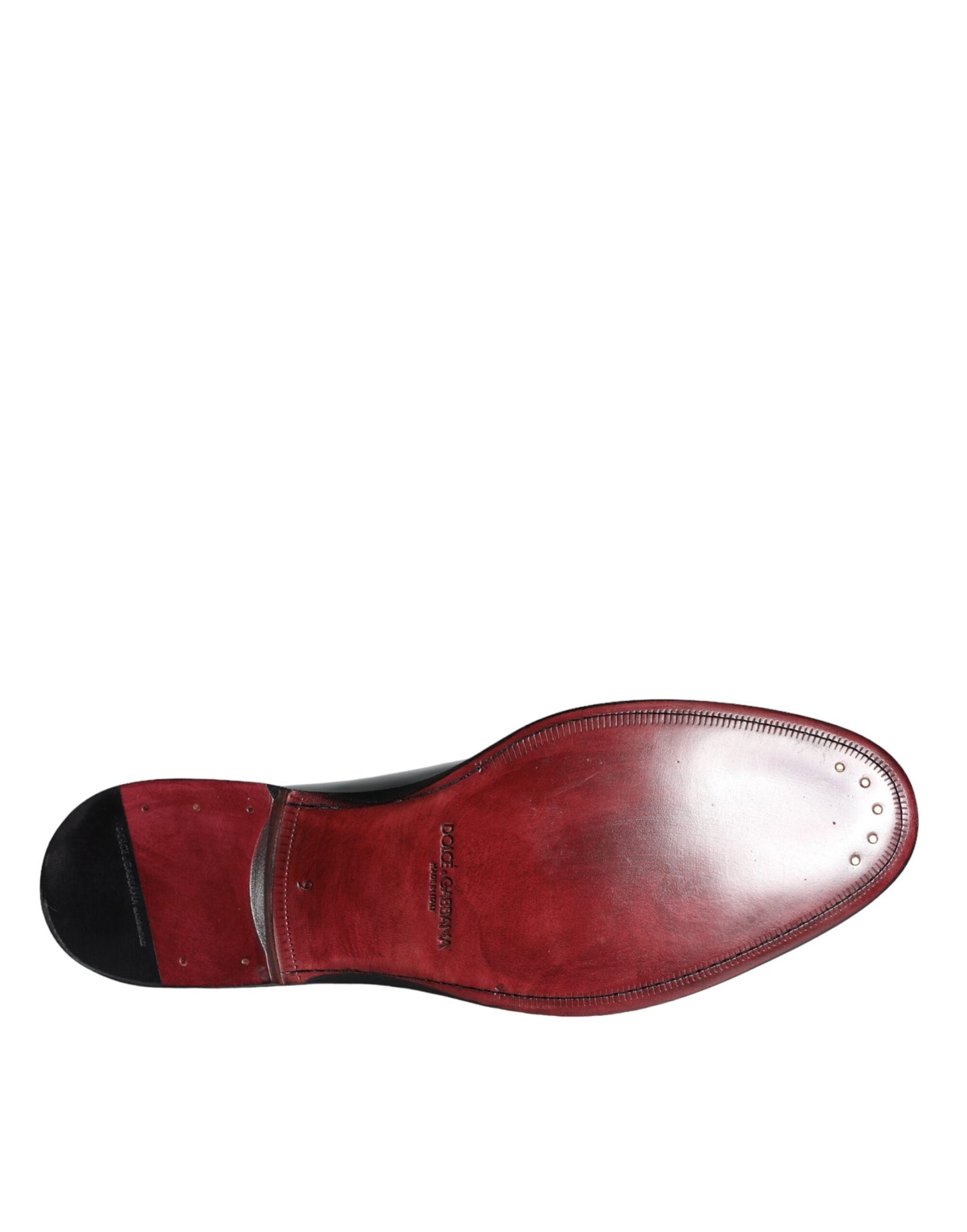 Dolce & Gabbana Scarpe Derby da uomo in pelle di vitello nera