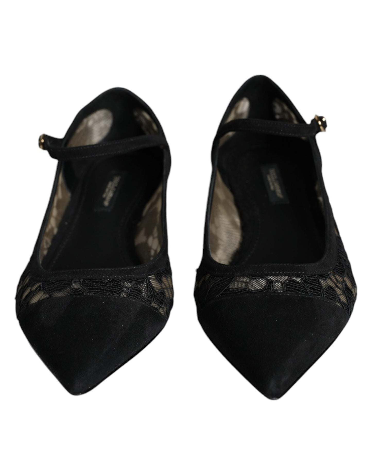 Dolce & Gabbana Scarpe basse Bellucci in pizzo Taormina nero