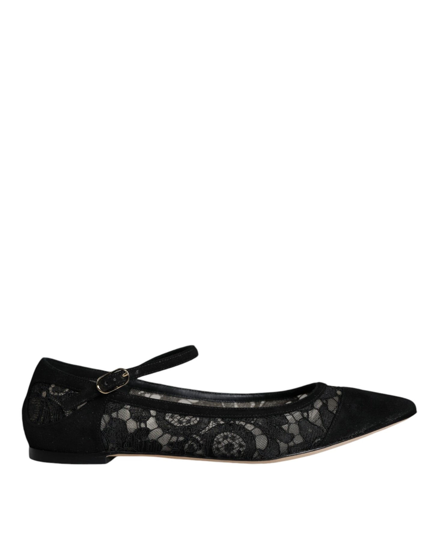 Dolce & Gabbana Scarpe basse Bellucci in pizzo Taormina nero